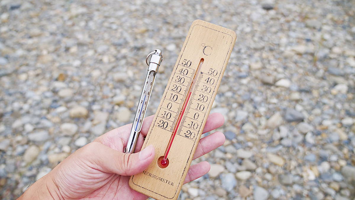 温度計と水温計
